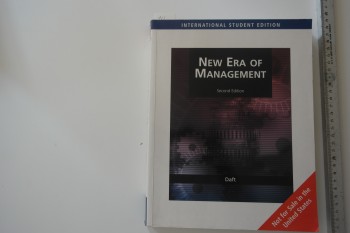 New Era Of Management –Daft/Thomson,2008,815 s.
