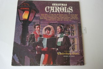 Christmas Carols – Sung By The Canterhury Chair / London, Kapak:9 Plak:7