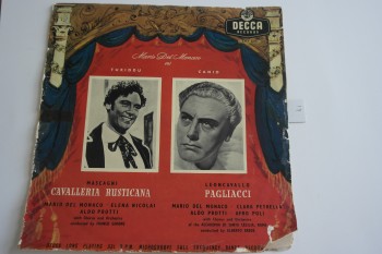 Mario Del Monace As – Turiddu, Canio / Decca, Kapak:7 Plak:9