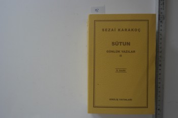 Sütun –Sezai Karakoç /Diriliş,2017,657 s.