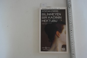Bilinmeyen Bir kadınn Mektubu-Stefan Zwig- Türkiye İş Bankası, 2018,61  s.