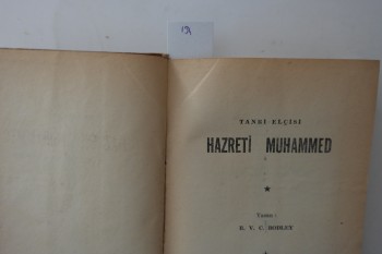Hazreti Muhammed – R. V. C. Bodley (Ciltli)