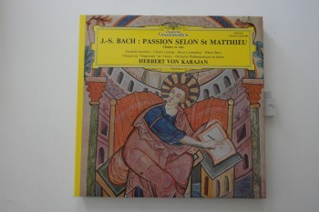 J.-S. Bach: Passion Selon St Matthieu – Herbert Von Karajan / Deutsche Grammophon, Plak:9 Kapak:9