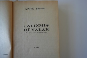 Çalınmış Rüyalar –Mario Simmel (Ciltli)