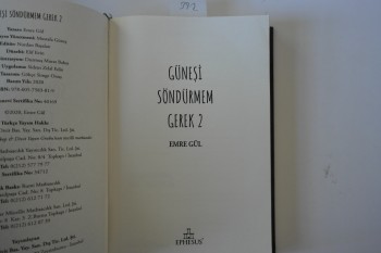 Güneşi Söndürmem Gerek 2- Emre Gül (Ciltli)