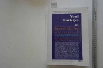 Bilim ve Teknoloji Özel Sayısı 1 – Yeni Türkiye – 960s.