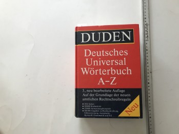 Deutsches Universal Wörterbuch A/Z – Duden – 1816s. (Ciltli)